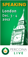 Percona Live London, December 3-4, 2012